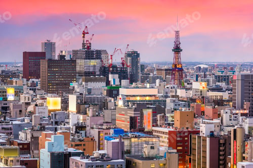 Preview: Sapporo, Japan Cityscape