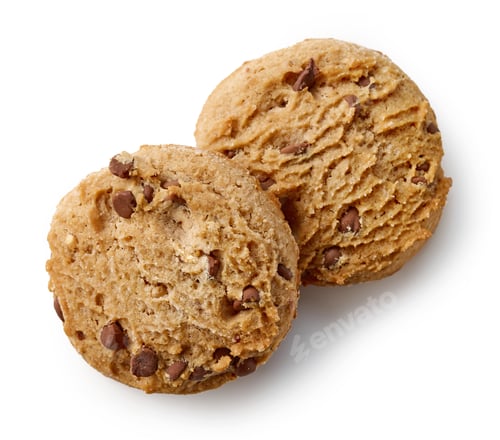 Preview: two cookies with chocolate chips