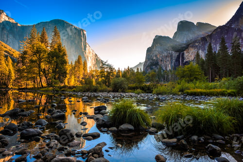 Preview: Sunrise On Yosemite Valley, Yosemite National Park, California