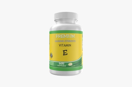 Preview: Vitamin E Softgel Bottle, 600 Count, Premium Strength