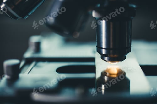 Preview: Close-up shot of microscope