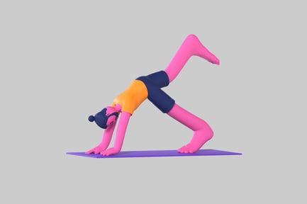 Preview: Stylized Yoga Character