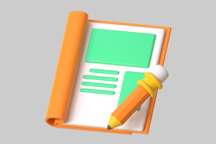 Preview: Integrated Green Screen with Pencil and Paper Set