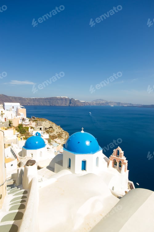 Preview: dome church in Santorini Greece