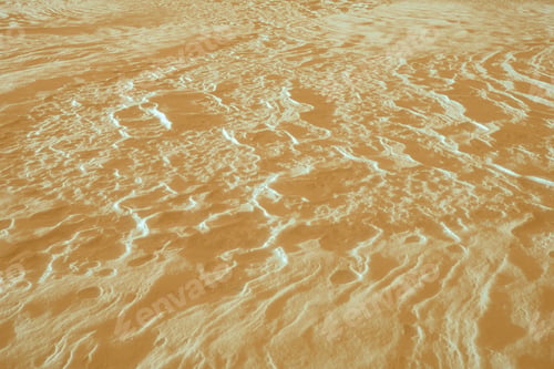 Preview: wavy pattern on the surface, Martian texture and orange color