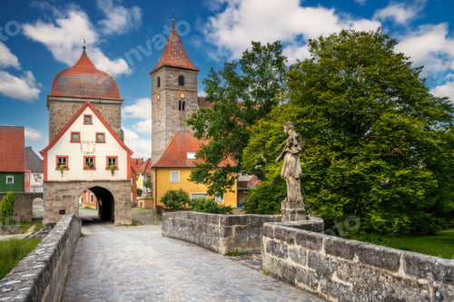 Preview: Historic bridge at the old town of Ornbau