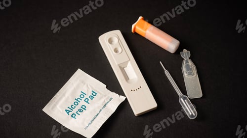 Preview: HIV virus, medical concept, Human Immunodeficiency Virus Positive test
