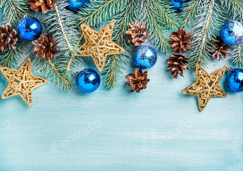 Preview: New Year or Christmas background