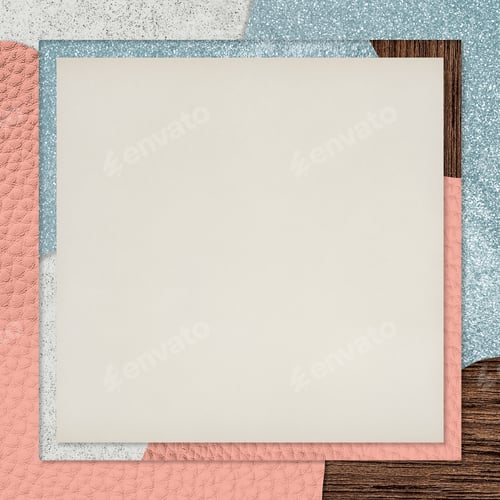 Preview: Patchwork patterned frame