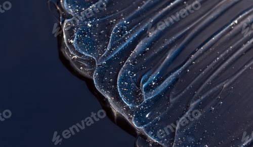 Preview: texture gel serum on a dark background