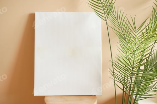 Preview: Black frame mockup in a living room