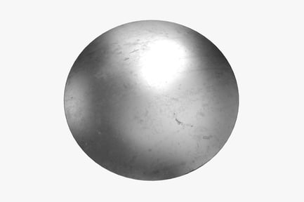 Visualização: Marcador de pavimento de aço hemisférico