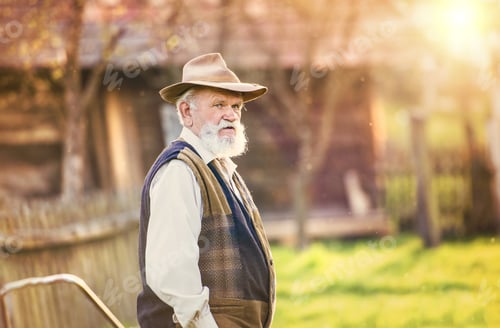 Preview: Farmer outside in nature