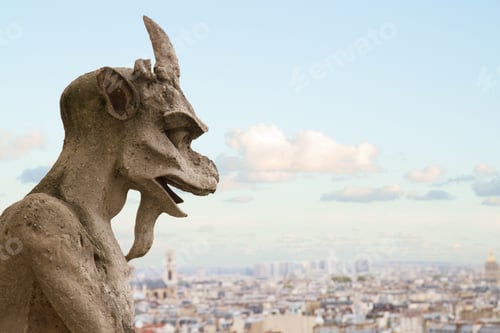 Preview: Gargoyle of Notre Dame Cathedral church