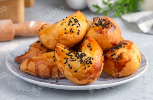Preview: From Turkish cuisine; moon pastry is delicious - Turkish name; ay pogaca or ay coregi