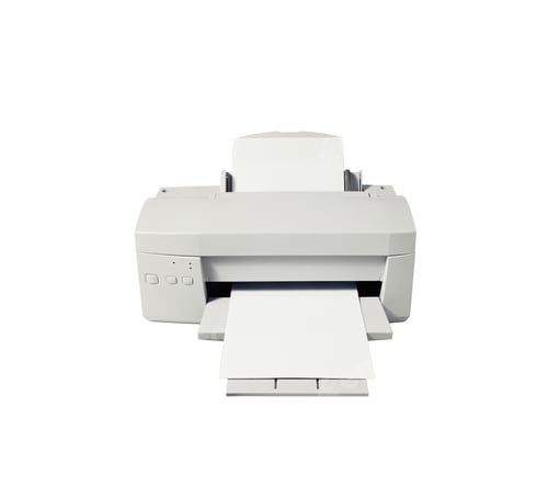Preview: laser printer isolated