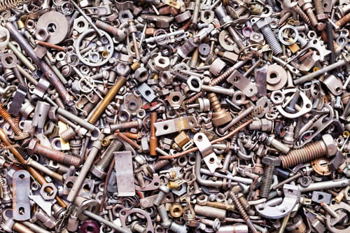 Preview: Assorted nuts and bolts background