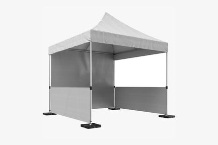Preview: Commercial Canopy Tent with Sidewalls