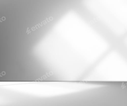 Preview: Bright White Interior with Window Light