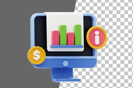 Preview: Accounting System 3D Icon