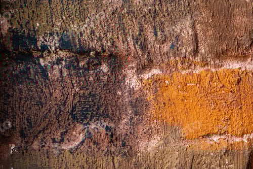 Preview: Rustic wall texture with orange and brown paint layers for grunge background