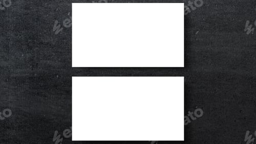 Preview: Empty Business Card Mockup, Blank Professional Luxury Card Mock-up