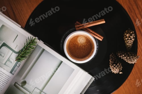 Preview: Coffee and vinyl setup