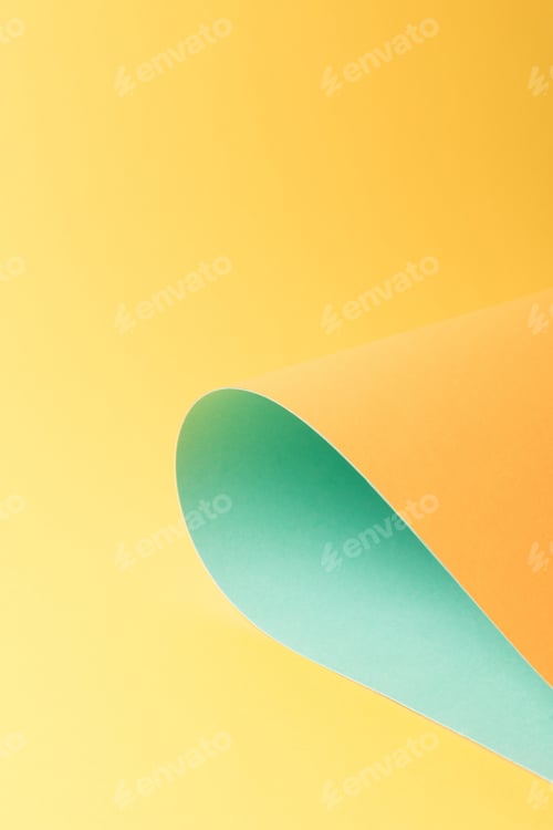 Preview: beautiful creative bright orange and blue paper background