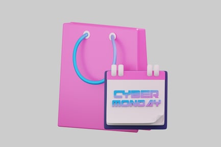 Preview: Cyber monday shopping bag calendar