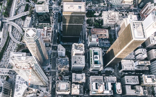 Preview: Los angeles aerial view from helicopter