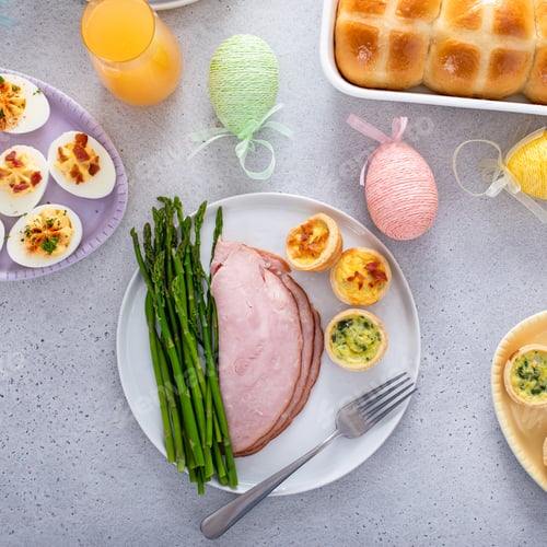Preview: Ham, asparagus and mini quiches for Eater brunch