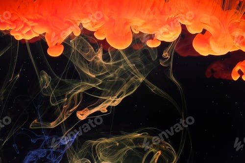 Preview: Ink In Water Background Image