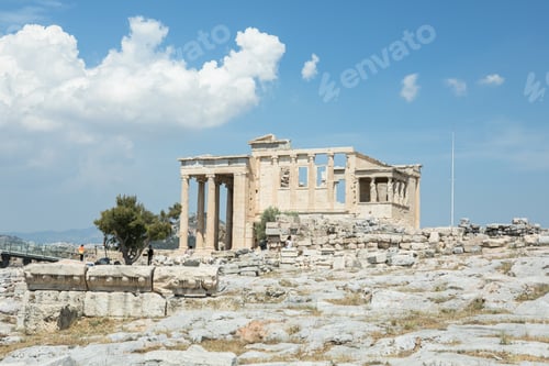 Preview: The Erechtheion or Erechtheum is an ancient Greek temple of the Acropolis of Athens in Greece.