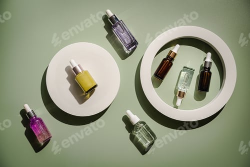 Preview: Bottles with serum or oil