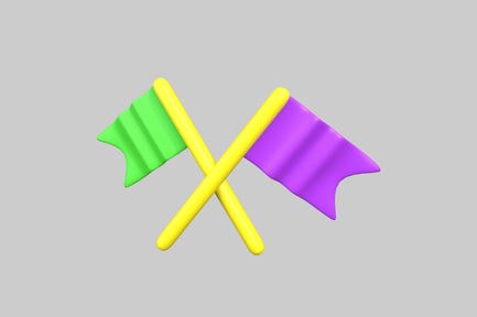 Preview: Celebration flags cross