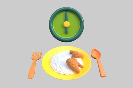 Preview: Festive dinner clock, food celebration