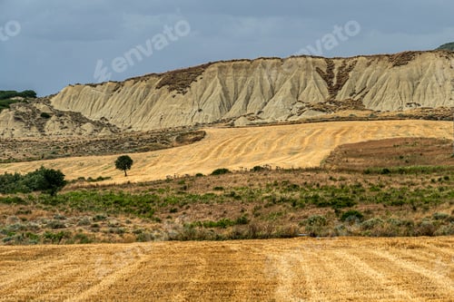 Preview: Rural landscape in Matera province at summer