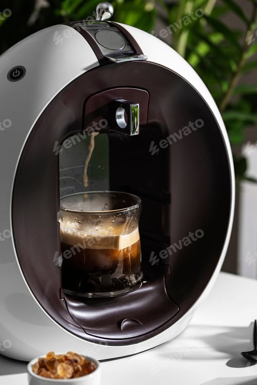 Preview: Pouring espresso into a glass