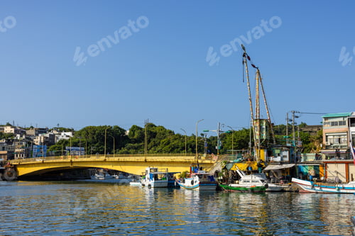 Preview: Keelung, Taiwan 19 August 2022: Zhengbin Fishing Port at Keelung of Taiwan