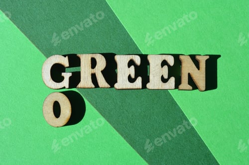 Preview: Go Green, phrase as banner headline