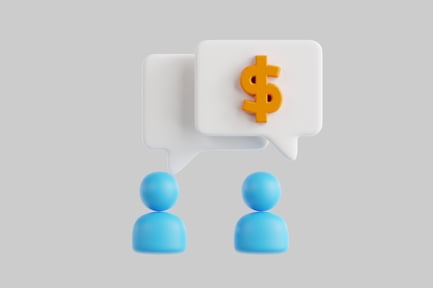Preview: Financial conversation people