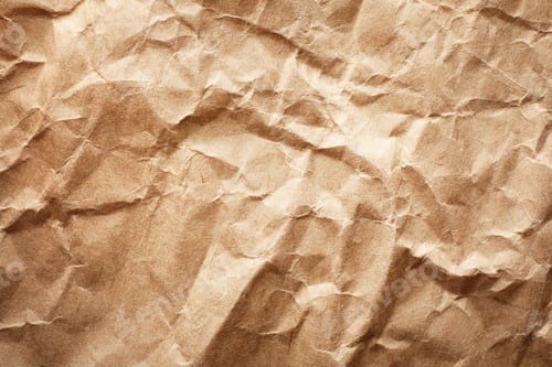 Preview: Brown paper bag texture as background, top view