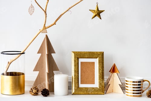 Preview: Christmas frame at home