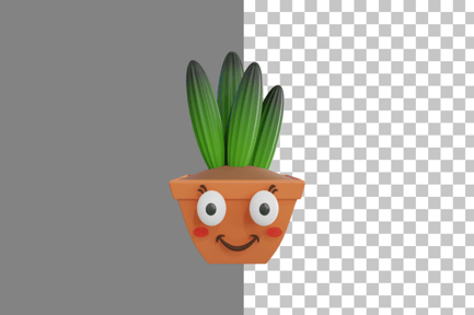 Preview: Cute Plant 3D Icon