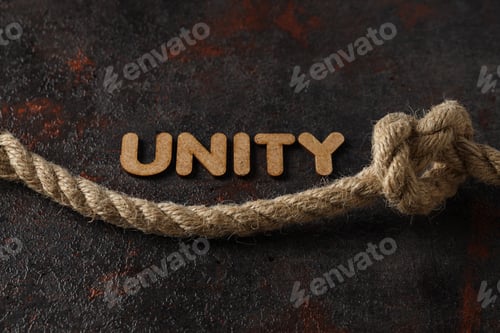 Preview: Rope knot. Concept for trust, faith, strength