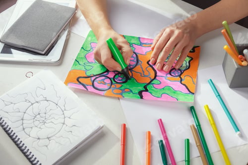 Preview: Neurographics, neurographic drawing, the method of mental health psychologist.wellness