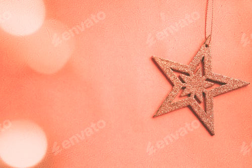 Preview: Christmas Decorations And Blank Space In Vintage Color Style For Christmas And New Year Background