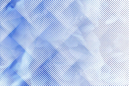 Preview: Halftone blue geometric patterned background