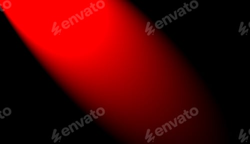 Preview: red light beam with dark background. Close up of laser beam isolated on black background