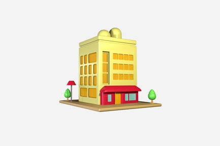 Preview: Landmark Building 3D Illustration